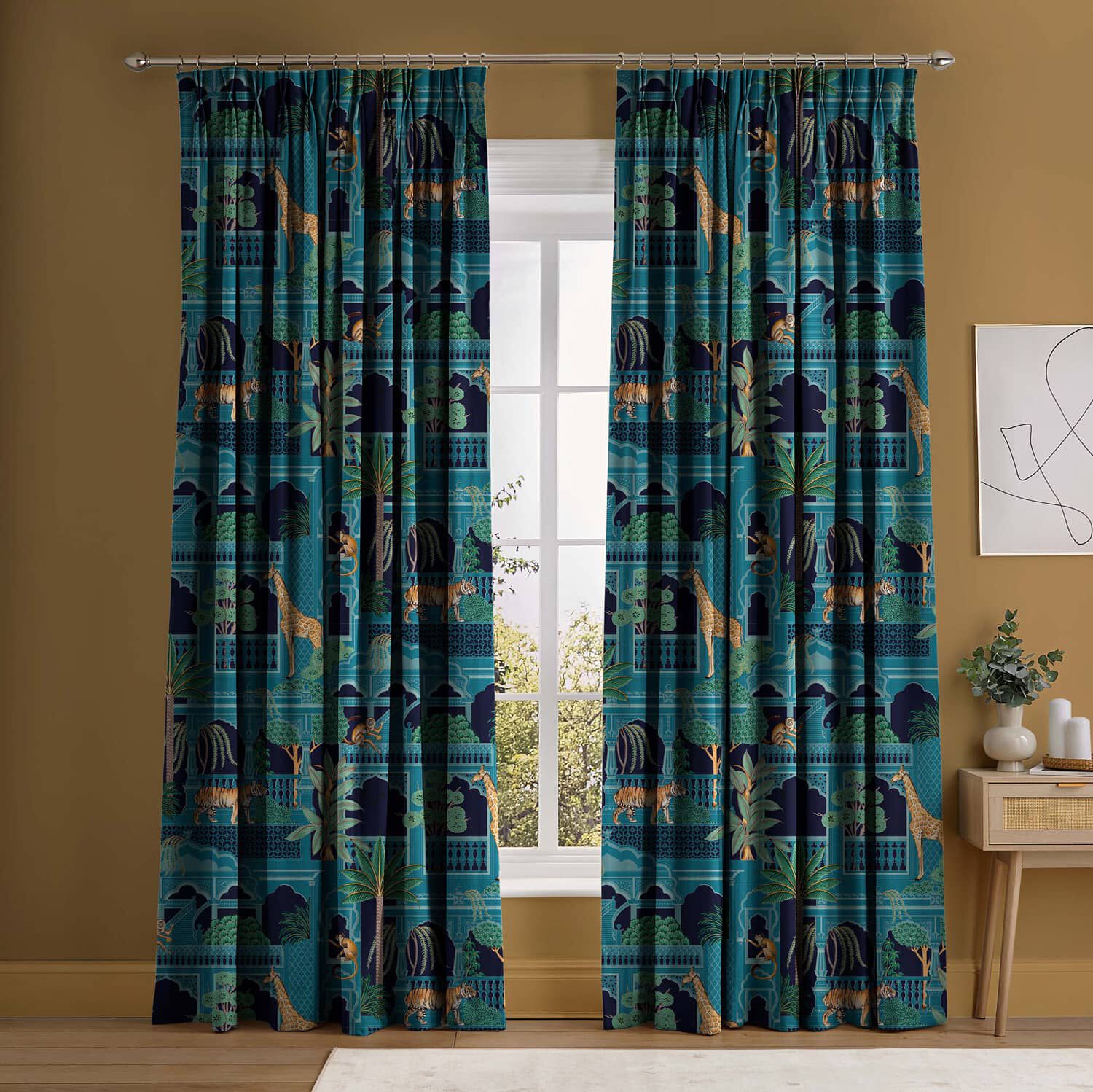 Animahal Navy Curtains