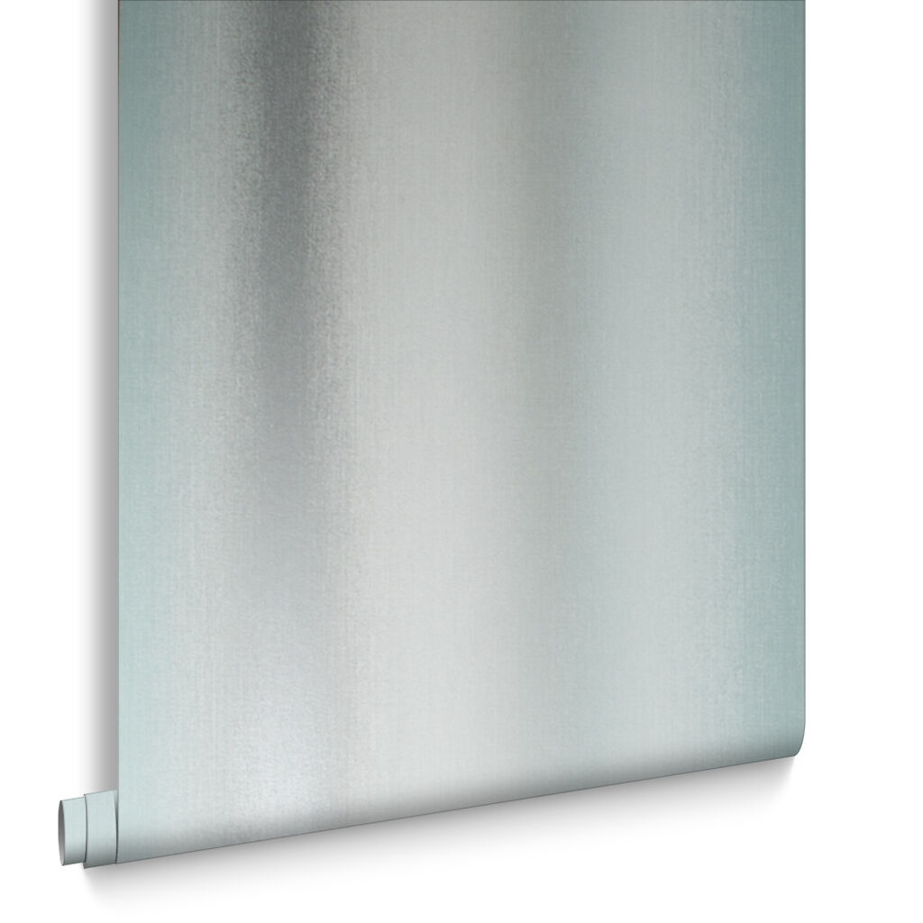 Wild Flower Stripe Mint Wallpaper