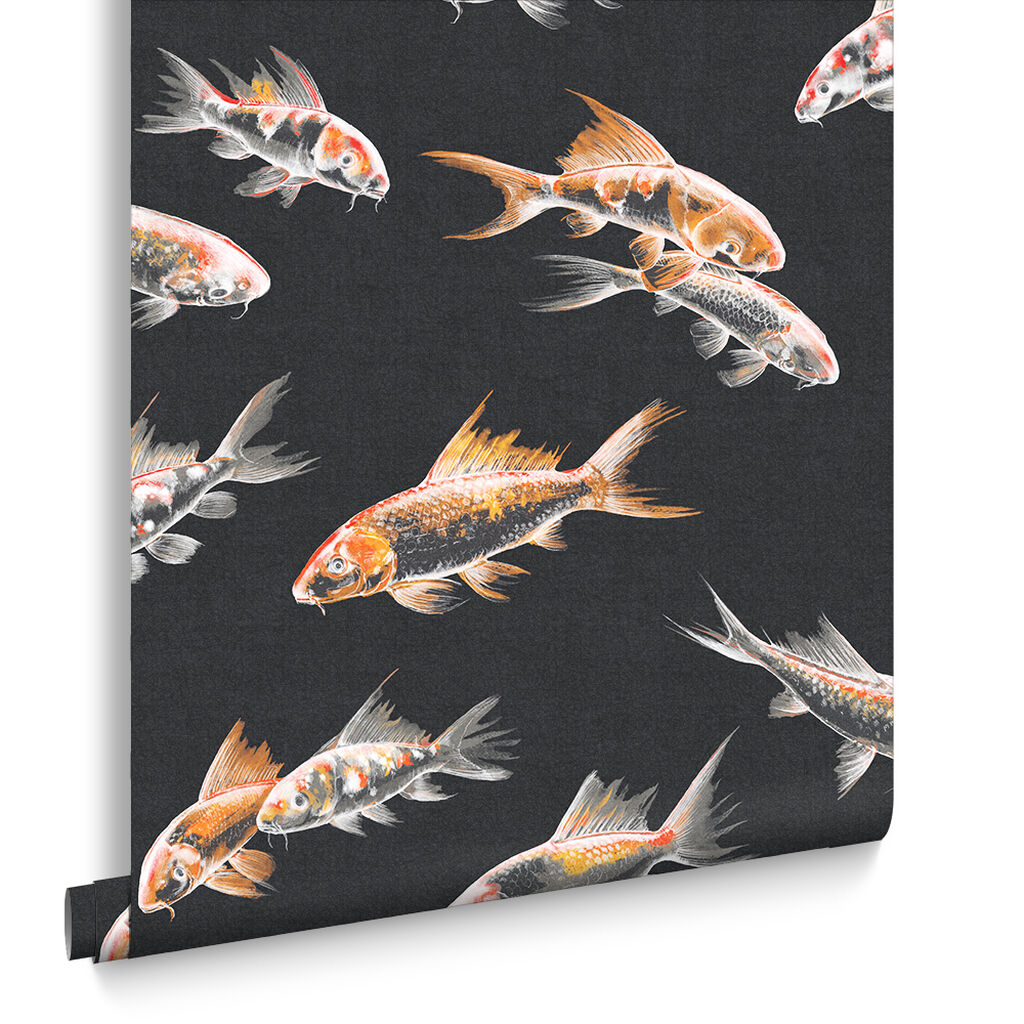 Flow Black Wallpaper