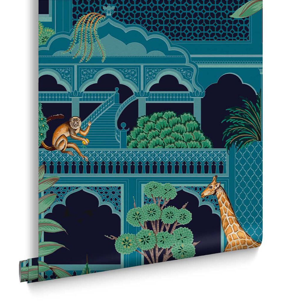 Animahal Navy Wallpaper