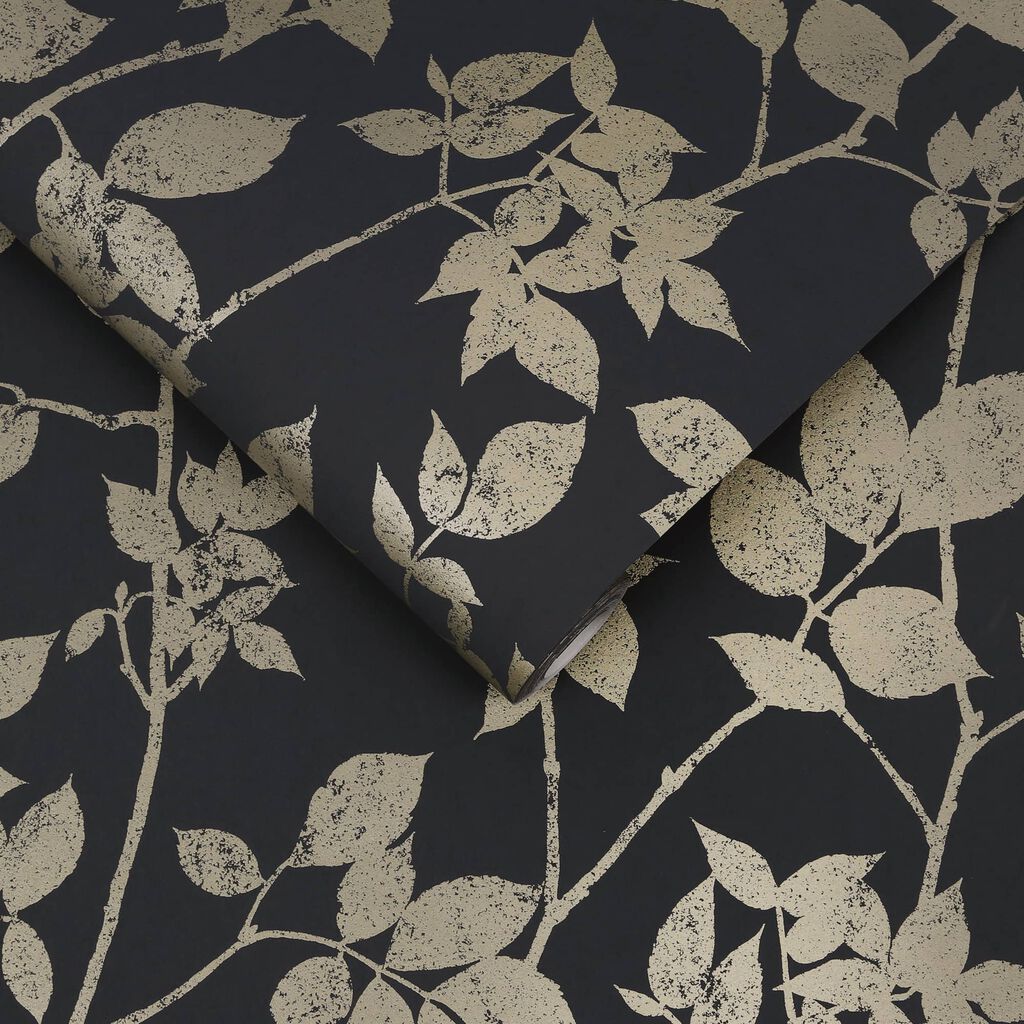 Luna Charcoal Wallpaper