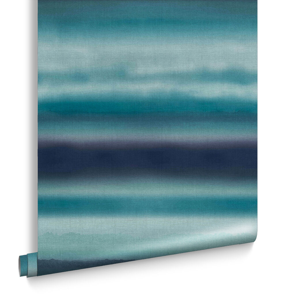 Horizon Teal Wallpaper