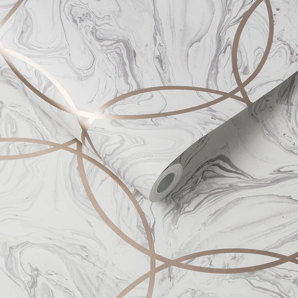 Aqueous Geo Stone Wallpaper