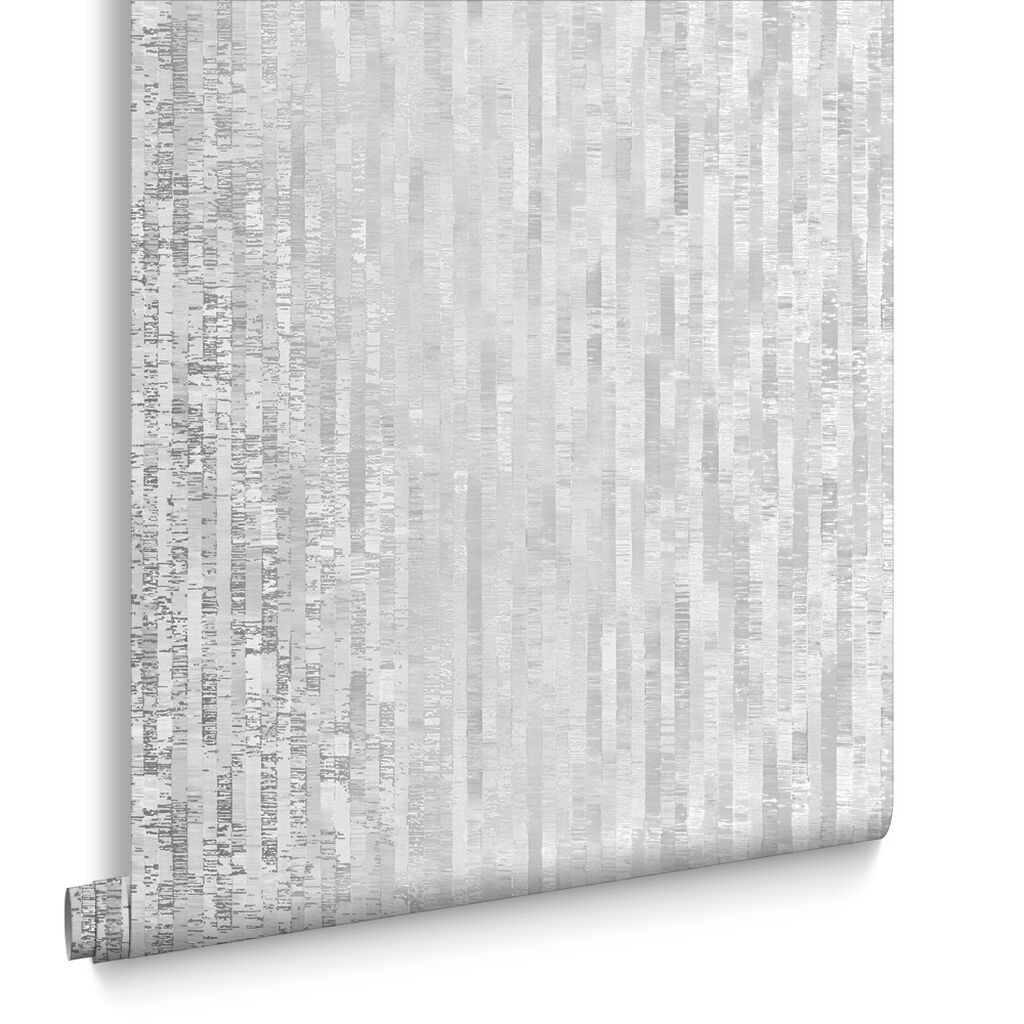 Betula Silver Wallpaper