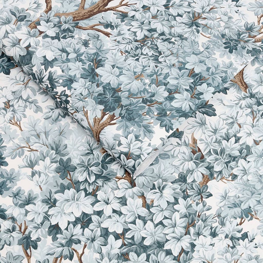 Coppice Blue Wallpaper