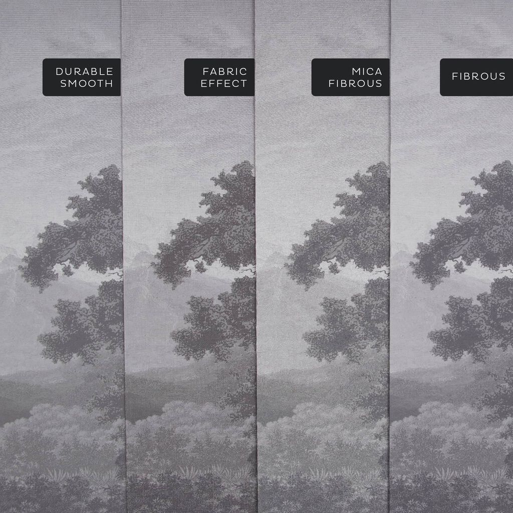 Sketch Forest Silver Bespoke Mural