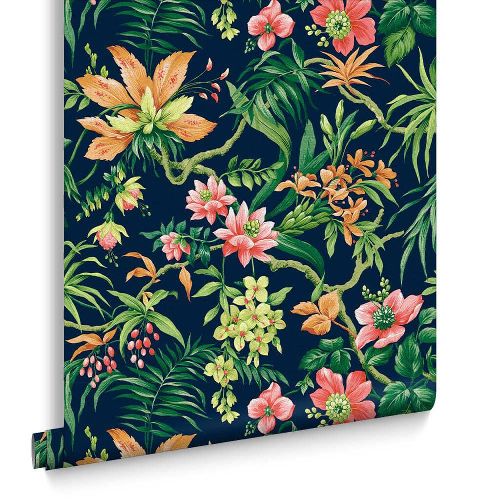 Tesronto Navy Wallpaper