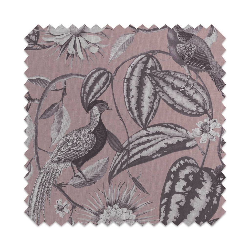 Amherst's Garden Mulberry Roller Blind