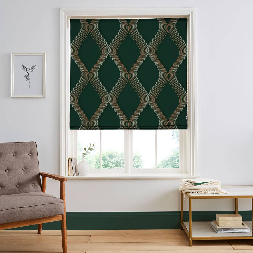 Euphoria Emerald Roman Blind