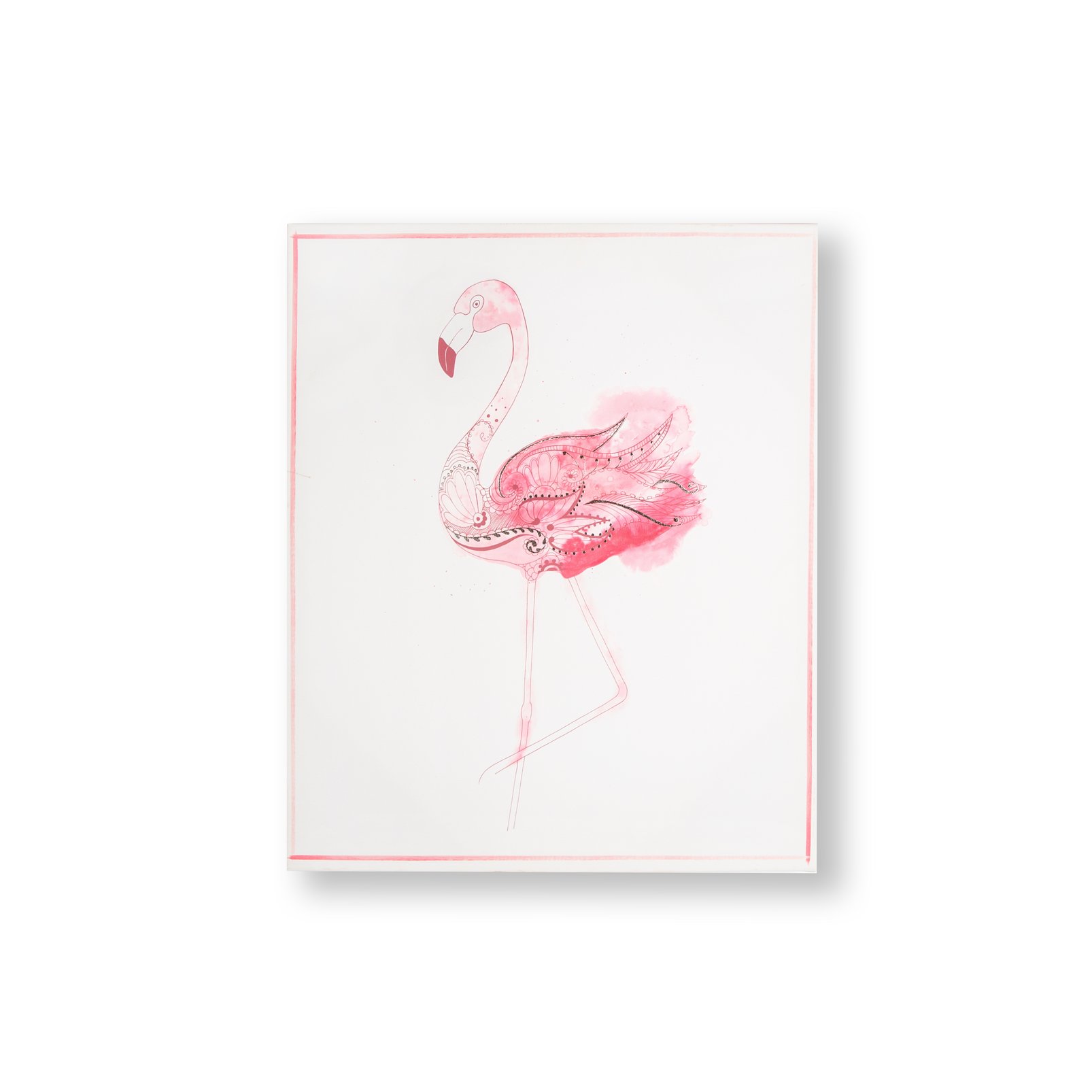 Fabulous Flamingo Printed Canvas Wall Art - 105874_FRONT_FABULOUS FLAMINGO_01.jpg