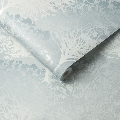 Grove Duck Egg Wallpaper