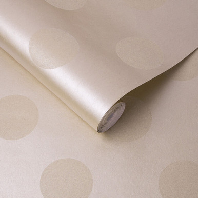 Polka Rose Quartz Bead Wallpaper