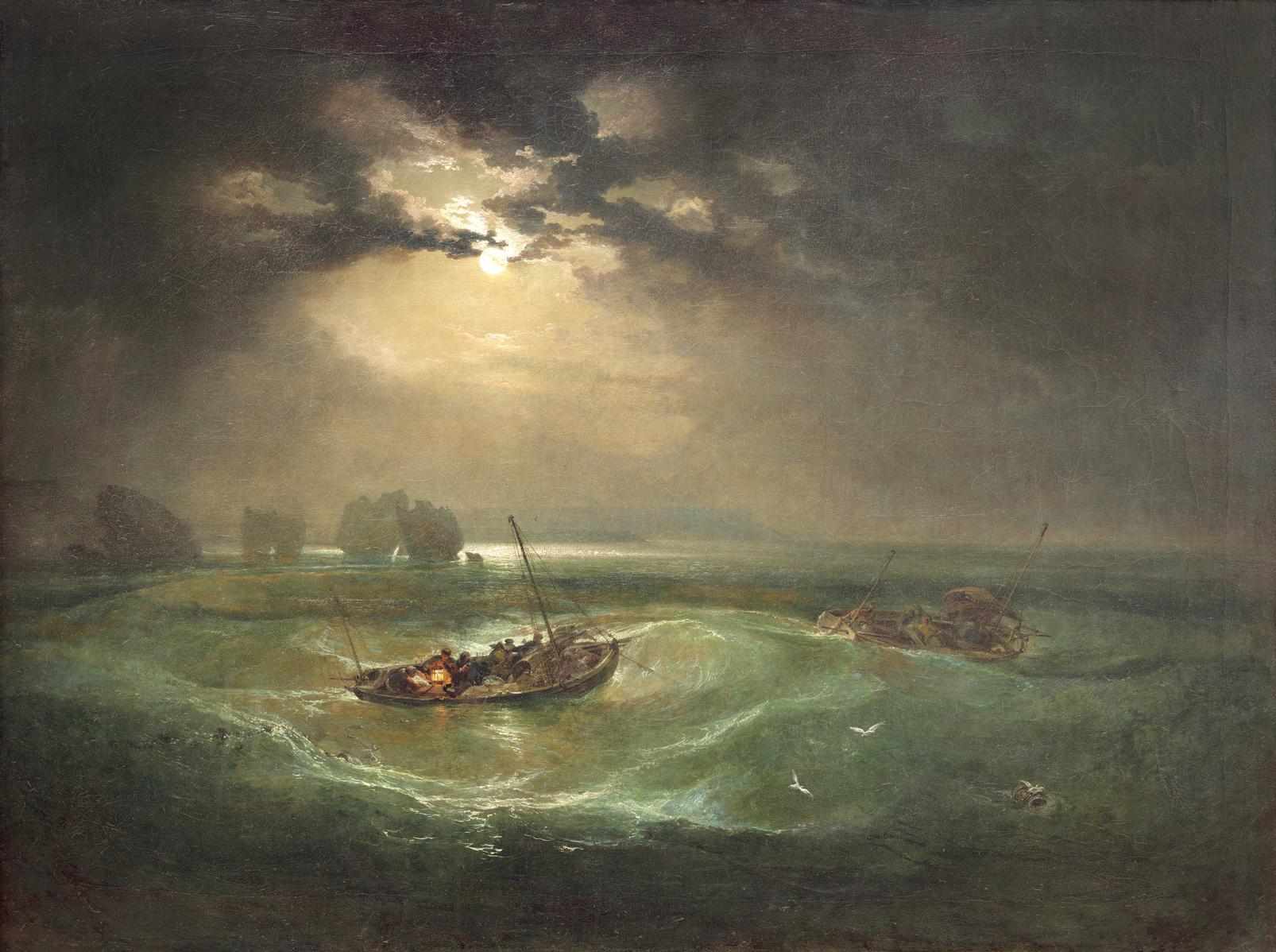 Black, Turner, Fishermen at Sea by Tate