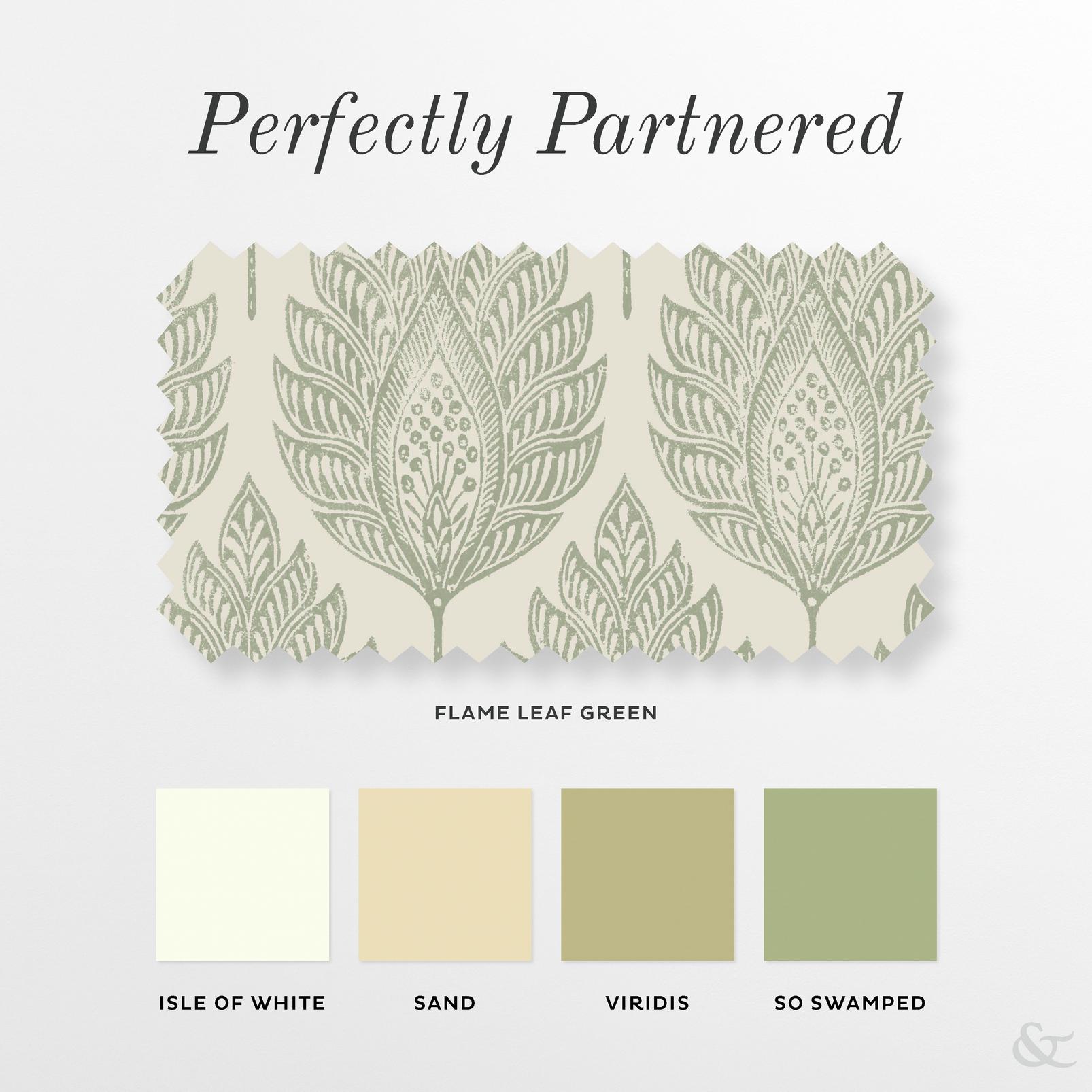 Flame Leaf Green Roller Blind - 142576rol_COORDINATES_01.jpg