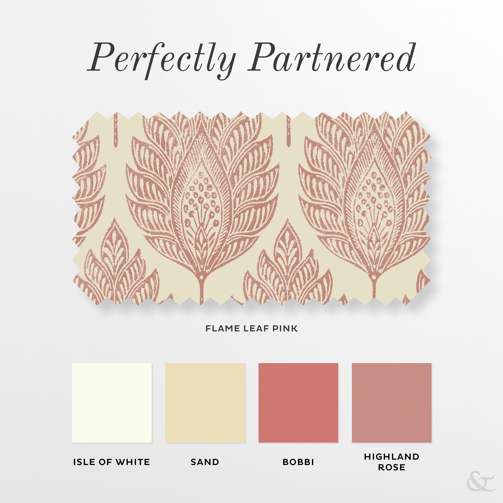 Flame Leaf Pink Roller Blind - 142573rol_COORDINATES_01.jpg